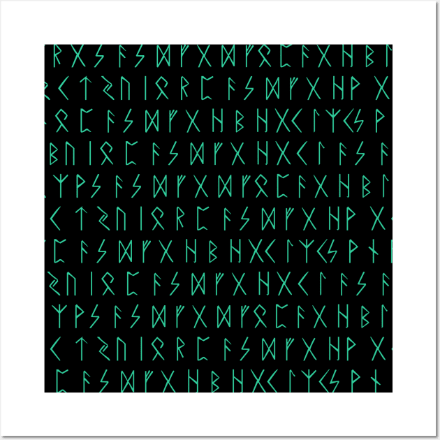 Viking Runes Wall Art by Scar